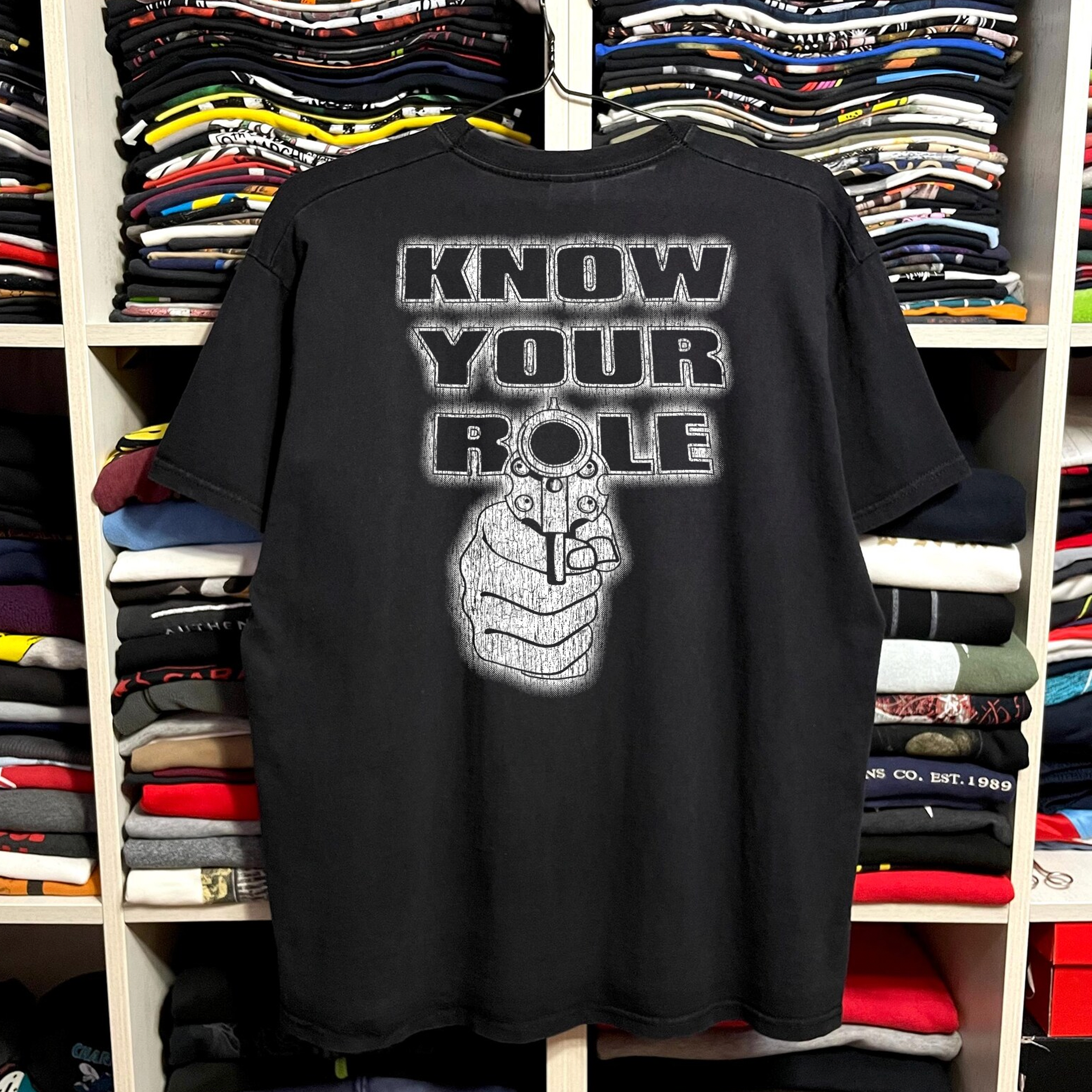 Rare Sopranos Washed Black Tee