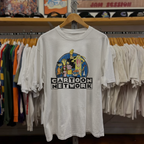 90s Cartoon Network Promo Washed White Tee