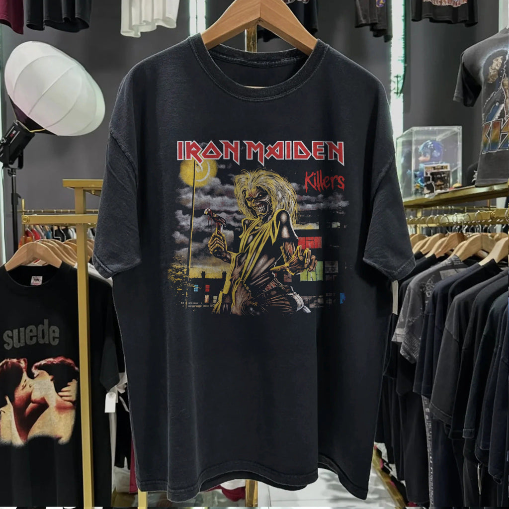 Vintage Iron Maiden 1999 Killers Washed Black Tee