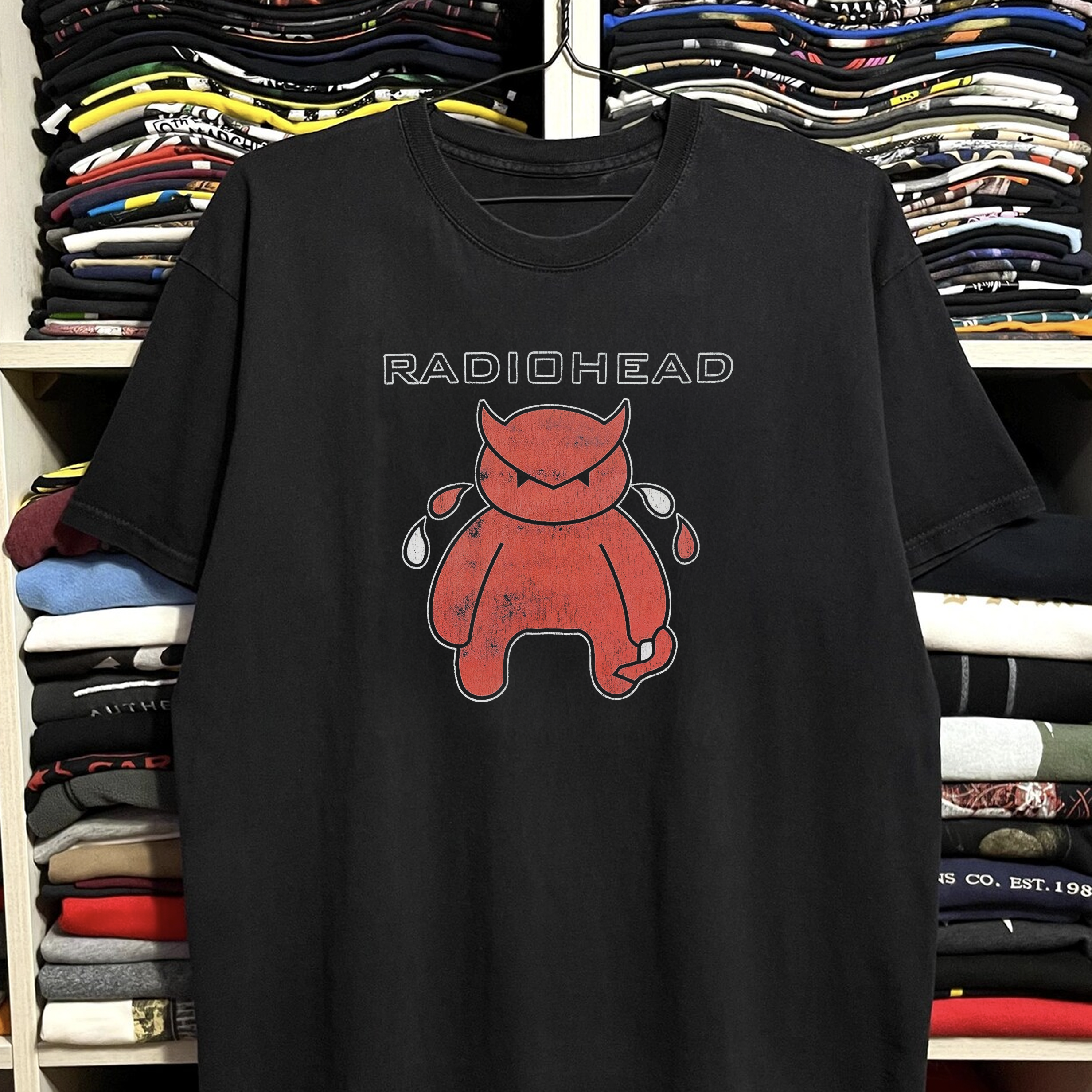 Rare Radiohead Devil Washed Black tee