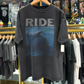 Ride Shoegaze 80s-90s Rare Grail Washed Black T-Shirt