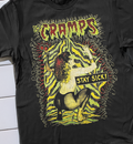90 The Cramps Stay Sick Washed Black T-Shirt