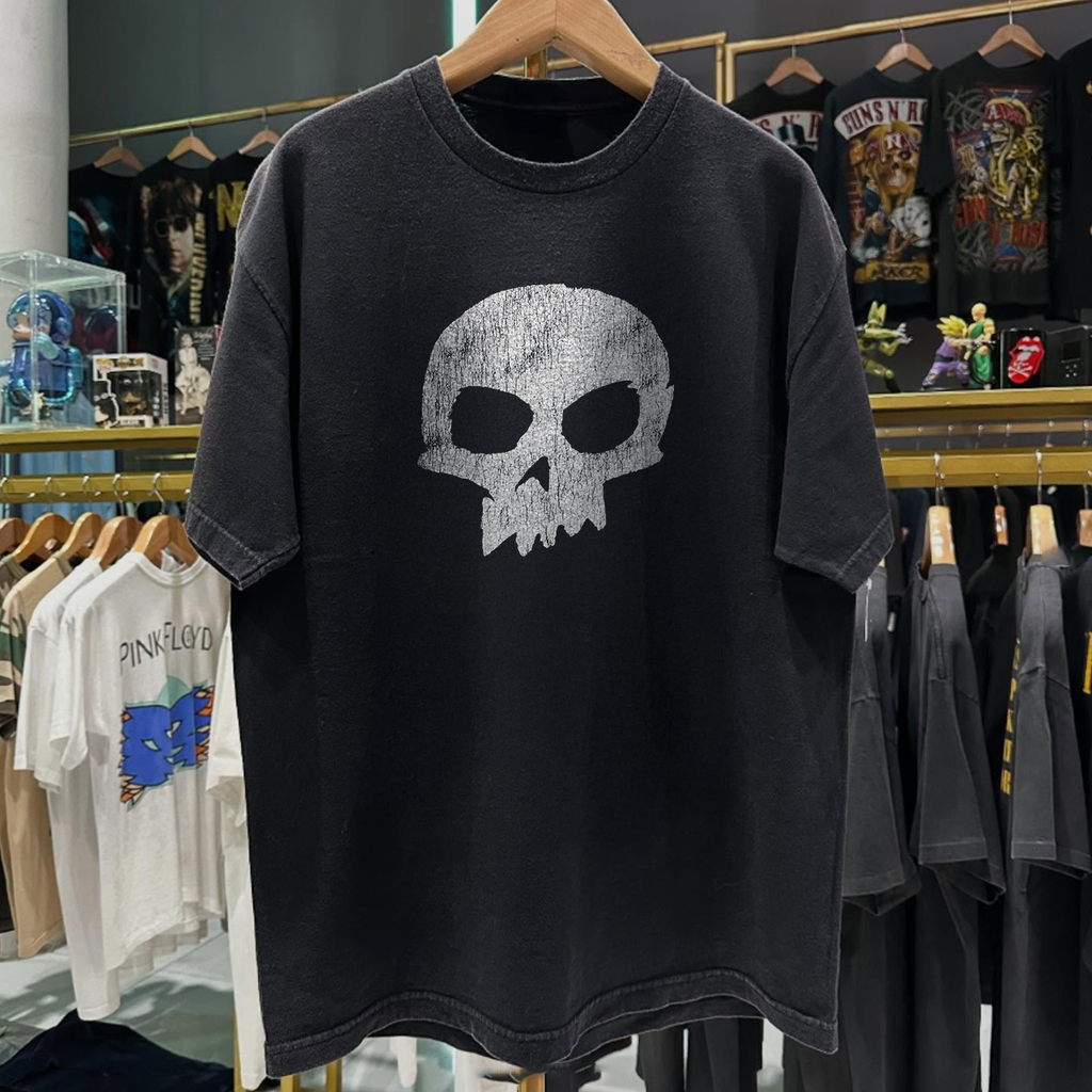 1995 Sid Skull 'Pixar Employee' Toy Story Rare Washed Black T-Shirt