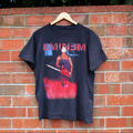 Rare Eminem 2001 European Tour Merch Washed Black T-Shirt