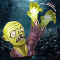 Halloween Inflatable 5 FT Zombie Inflatable Shaking Hands, Zombie Inflatable Halloween Decorations Scary Halloween Blow Ups with LED Lights, Halloween Inflatables Clearance for Holiday/Party