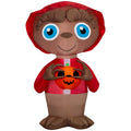 SS555113G 38 in. Air Blown Inflatable E.T. The Extra-Terrestrial with Jack-O-Lantern Halloween Outdoor Decoration