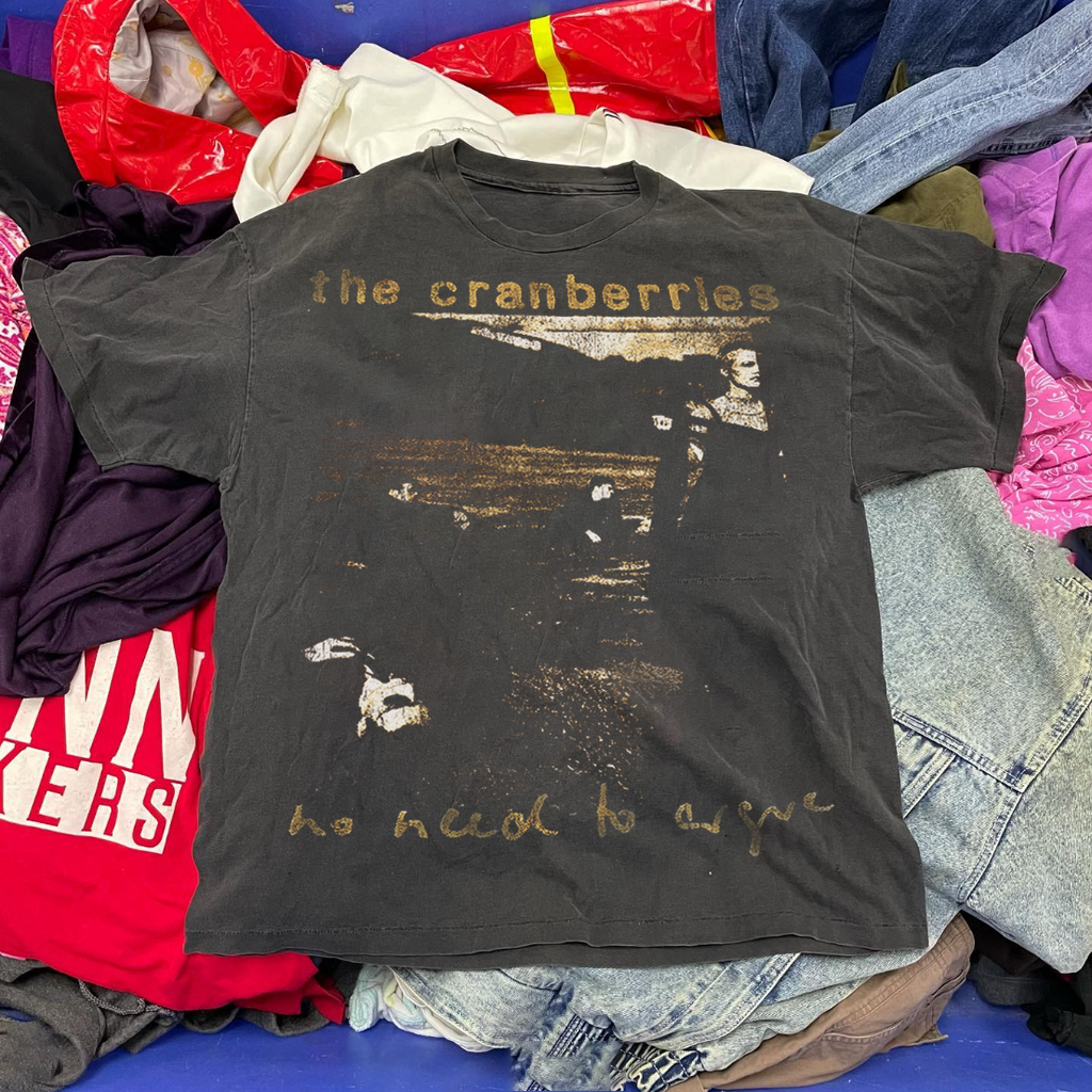 The Cranberries - No Need To Argue 1995 World Tour - Black Washed T -Shirt