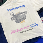 Panasonic VHS Palmcorder Promo Tee White