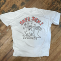 Safe Sex Keith Haring - '87 Vintage White T-Shirt