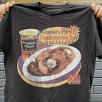 98 Thanksgiving Breakfast Vintage Washed Black T-Shirt