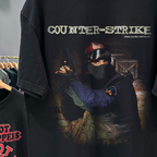 Counterstrike 1.6 1999 Promo Vintage Washed Black T-Shirt