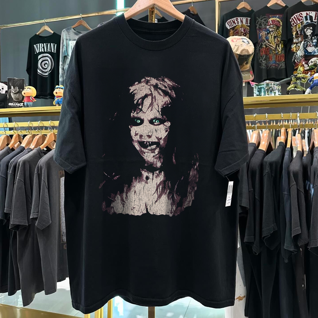 The Exorcist Rare Promo Vintage Washed Black T-Shirt