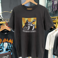 Newground'S 90's-00's Promo Rare Vintage Washed Black T-Shirt