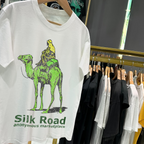 Silk Road Promo Vintage Washed White Tshirt