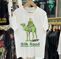 Silk Road Promo Vintage Washed White Tshirt