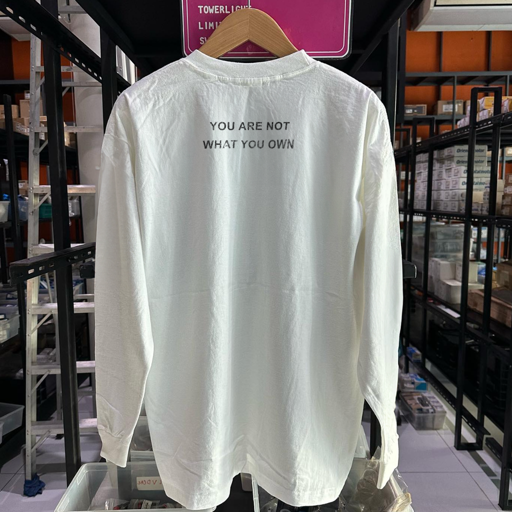 This Is Not A Fugazi Tshirt Longsleeve White Tshirt