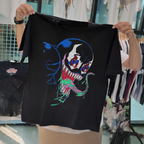 Venom 1995 Spidey Eyes Vintage Washed Black T-Shirt
