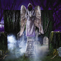 96" Cemetery Angel Animated Prop  Creepy Halloween Yard Decoration