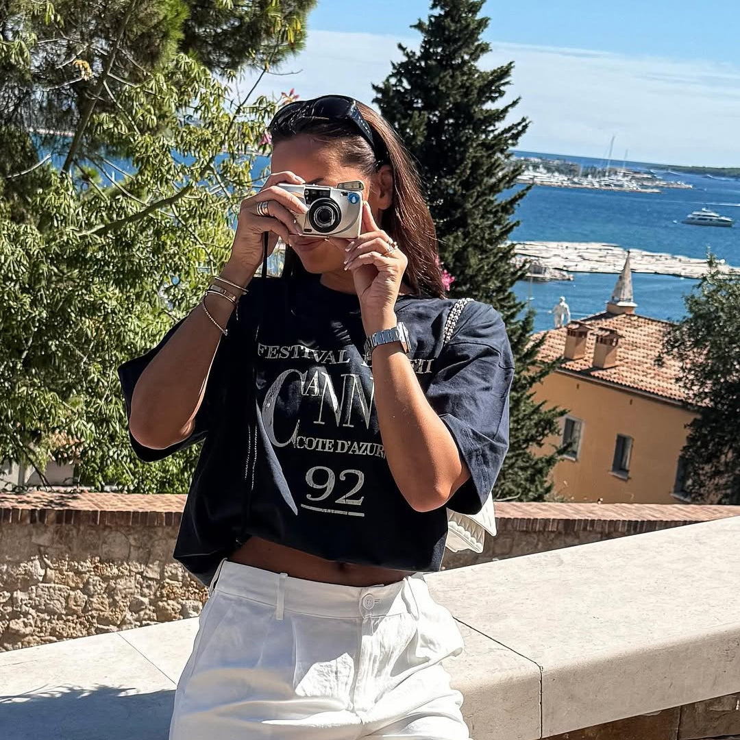 1992 Cannes Film Festival Promo Rare Washed Navy T-Shirt