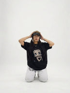 Rare Betty Boop Washed Black Tee