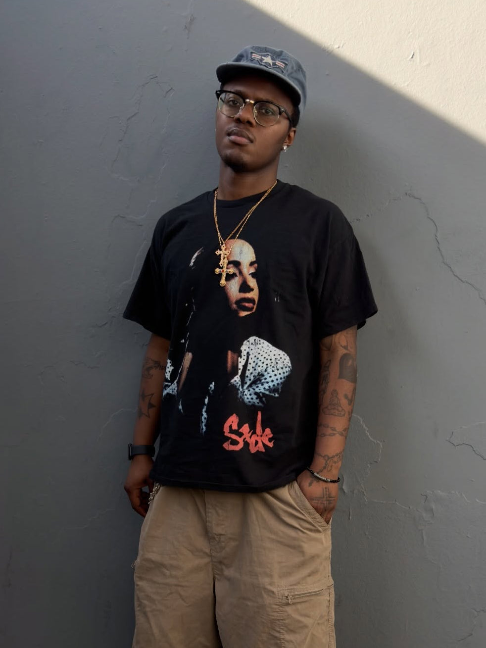 Sade 93 Tour Washed Black T-Shirt