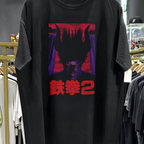90s Tekken 2 Promo Washed Black Tee