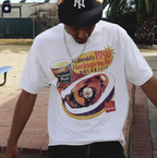 98 Thanksgiving Breakfast Promo White Vintage Washed T-Shirt