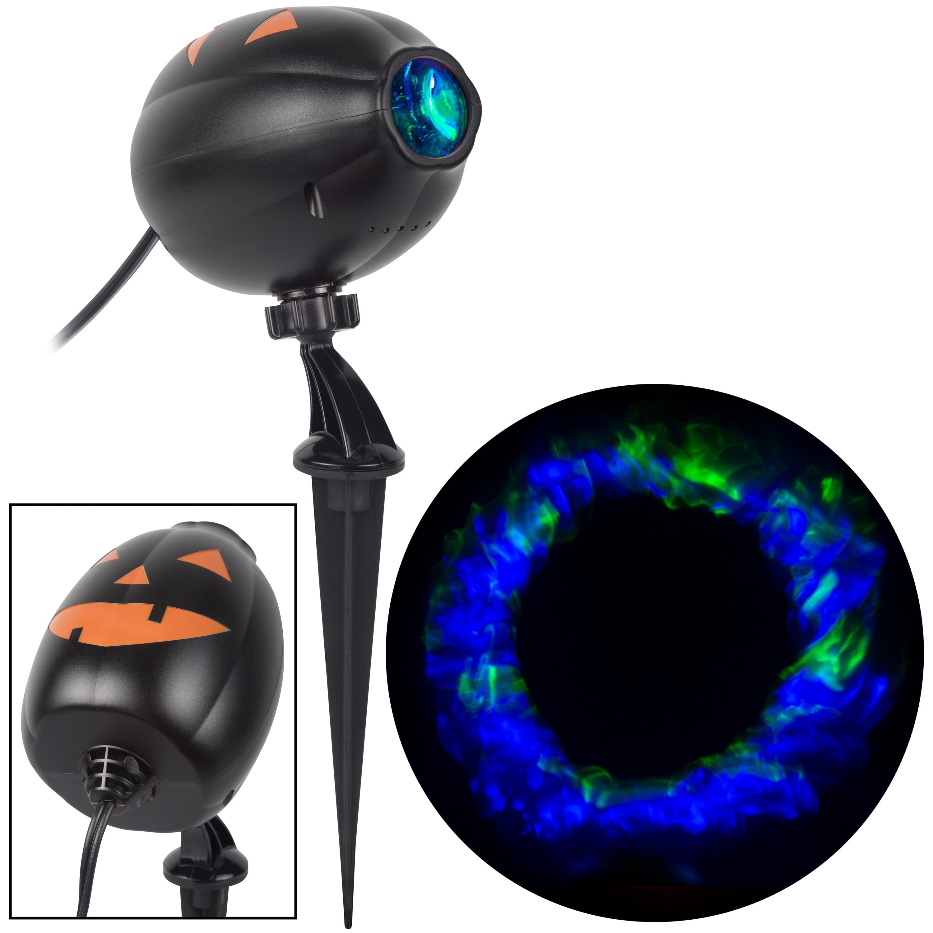 Ring of Fire Multi-color LED Projector Lights Halloween Holiday Lighting, 5.59"