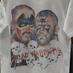 80's Road Warriors Wrestling Rare Washed White T-Shirt