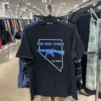 Rare The Gun Store Las Vegas Washed Black Tee