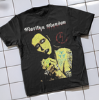 90's Marilyn Manson Boot Washed Black T-Shirt
