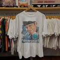 Rare Newport Ad Washed White Tee