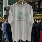 90S The Continental Club Austin Texas Rare Washed White T-Shirt