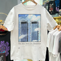 New York City Marathon Washed White Tee