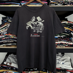 2001 Simpsons x Jackass Washed Black Tee