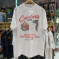 90's Canter'S Deli 'Fairfax' Rare Washed White T-Shirt