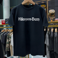 90s Haagen-Dazs Ultra Rare Washed Black T-Shirt
