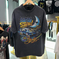 Mcdonald's Racing Thru The Stars - 80's-90's Rare Black Vintage Washed T-Shirt