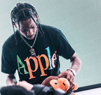 90's Apple Vintage Washed Black T-Shirt