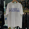 90s Grey Poupon Mustard Promo Rare Washed White T-Shirt