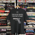 Rare Glock G17 Firearms Washed Black Tee
